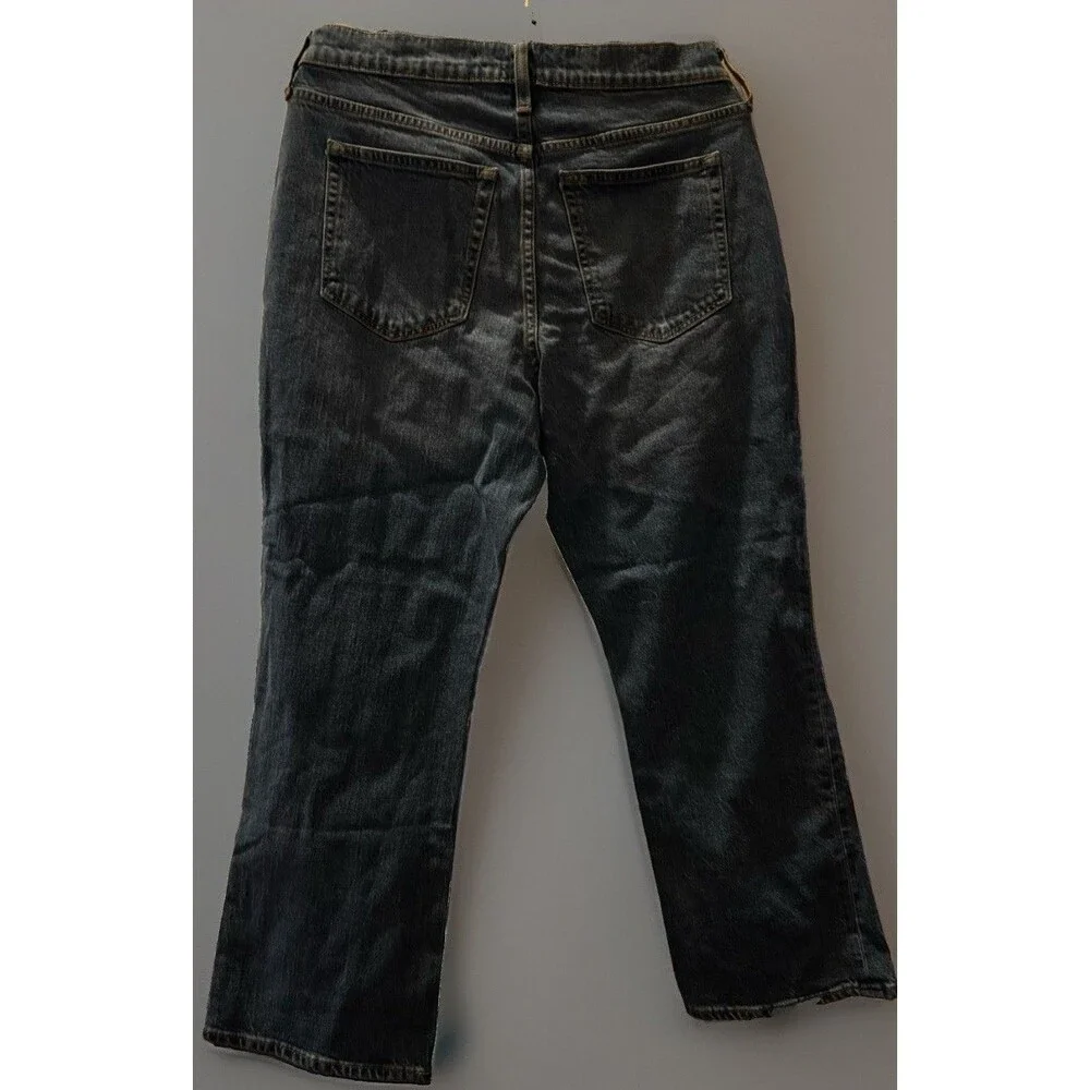 NWOT J.Crew Women’s Medium Wash Mid Rise Flare Crop Jeans - 29